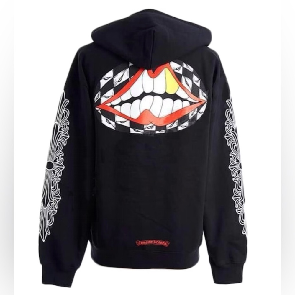 Chrome Hearts Matty Boy Flower Chomper Hoodie Size L